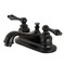 Kingston Brass KB600AL 4-Inch Centerset Bathroom Faucet, Matte Black KB600AL - alternate 1